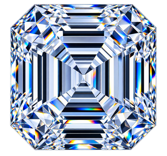Asscher cut diamond